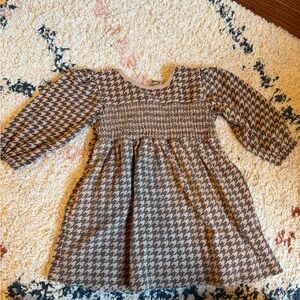 Makemake Organics Houndstooth Kids Dress